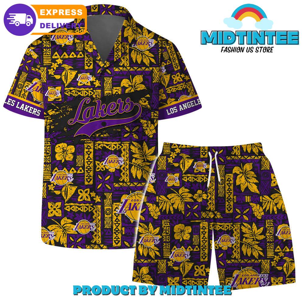 Los Angeles Lakers Team Pattern Classic Combo Hawaiian Set 30Uf092949 – Utopia Fashion