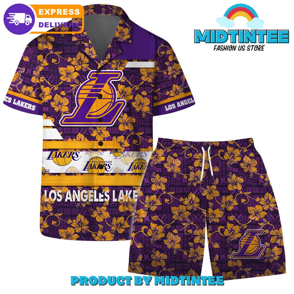 Los Angeles Lakers Team Pattern Vintage Aloha Combo Hawaiian Set 30Uf092950 – Utopia Fashion