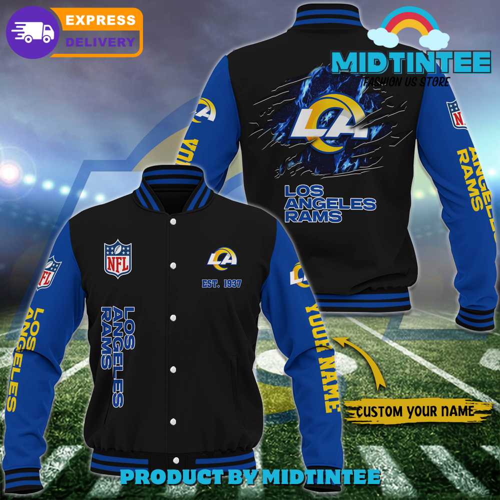 Los Angeles Rams Nfl Custom Name Baseball Jacket Sport 30Uf092298 – Utopia Fashion