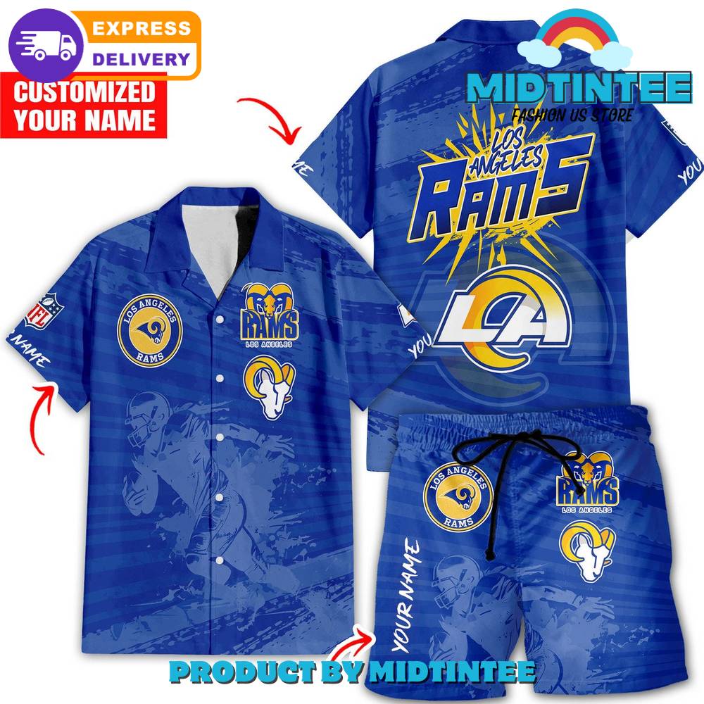 Los Angeles Rams Personalized Combo Hawaiian Shirt And Short 30Uf092954 – Utopia Fashion