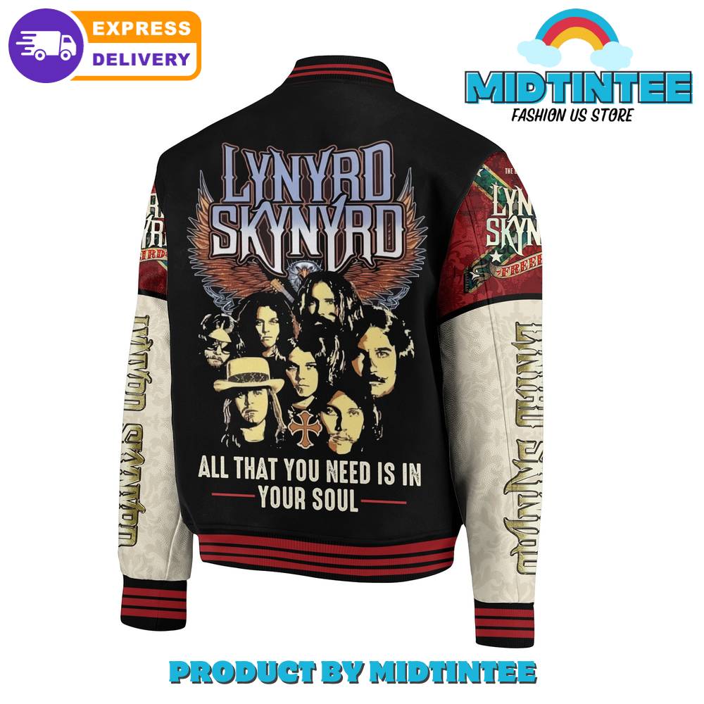 Lynyrd Skynyrd Rock Band American Baseball Jacket 30Uf092302 – Utopia Fashion