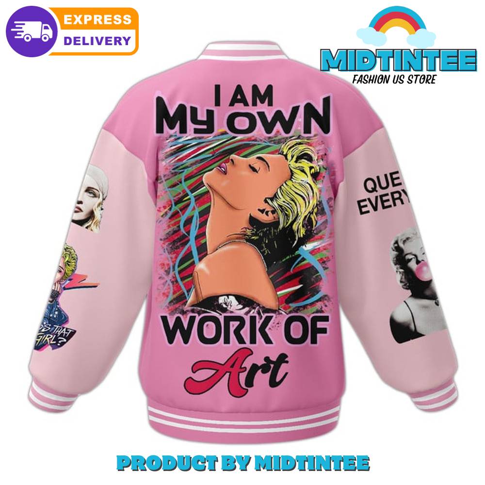 Madonna I Am My Own Work Of Art Baseball Jacket 30Uf092304 – Utopia Fashion