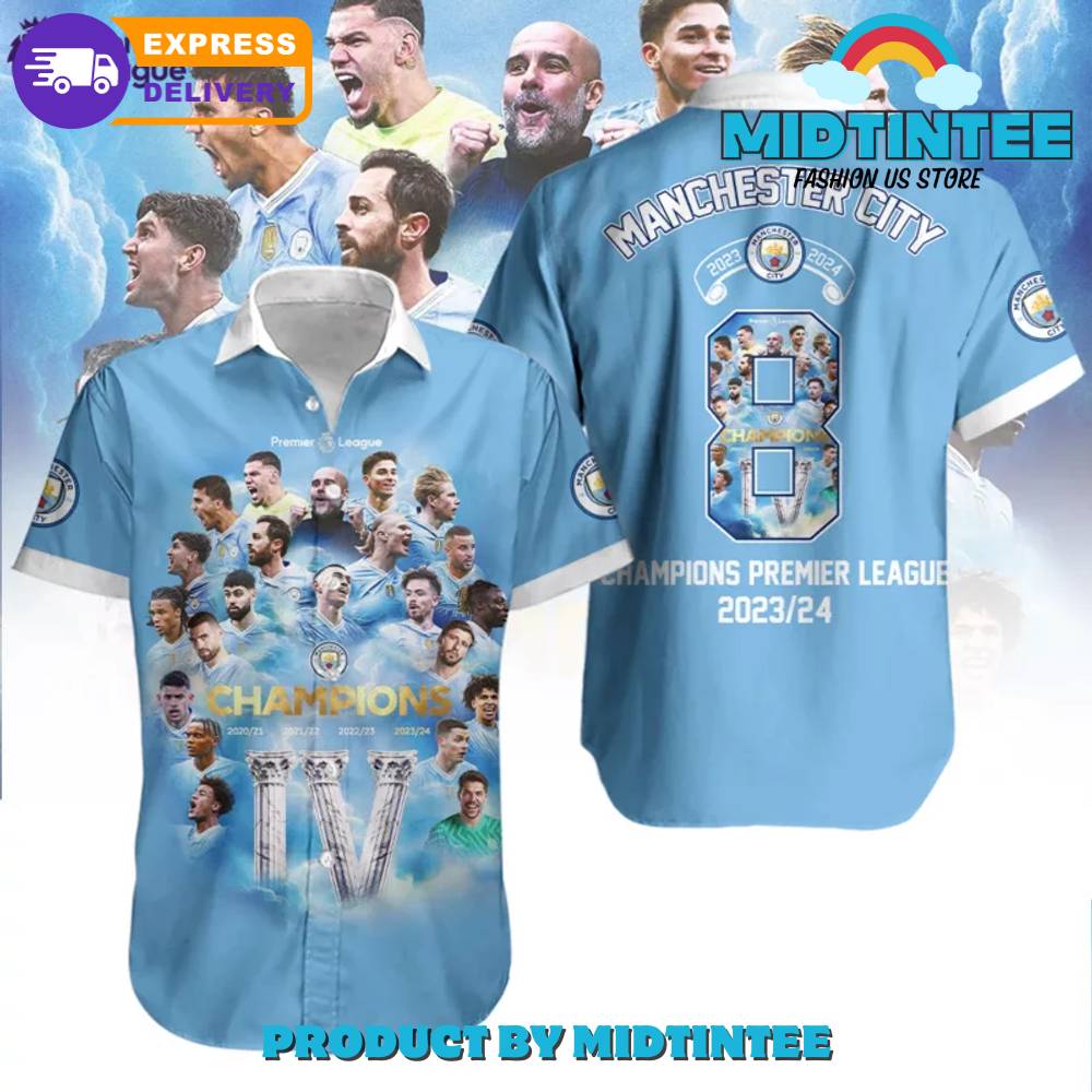 Manchester City Champions Iv Premier League Hawaiian Shirt 30Uf092966 – Utopia Fashion