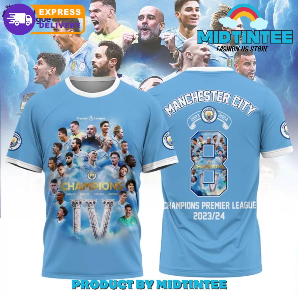 Manchester City Champions Iv Premier League T-Shirt 30Uf094977 – Utopia Fashion