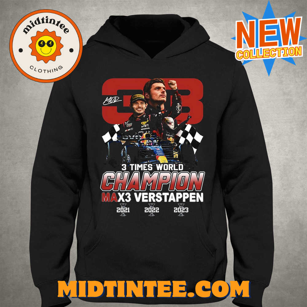 Max Verstappen Times World Champion T-Shirt 30Uf094119 – Utopia Fashion