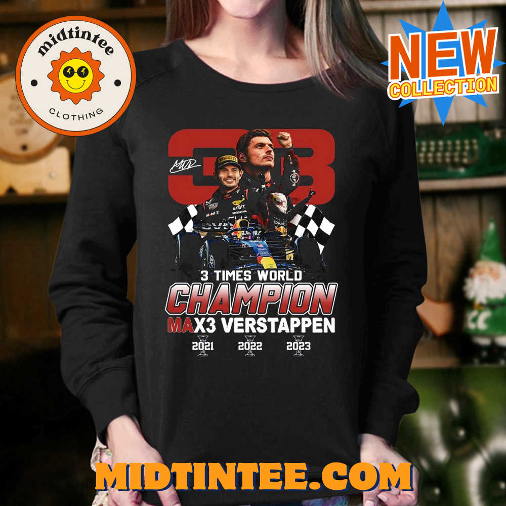 Max Verstappen Times World Champion T-Shirt 30Uf094119 – Utopia Fashion