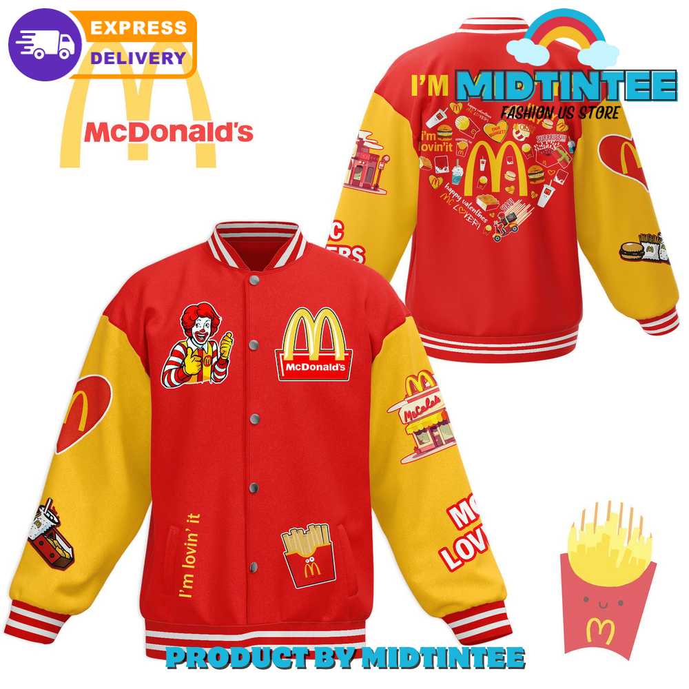 Mcdonalds Im Lovin It Baseball Jacket 30Uf092306 – Utopia Fashion