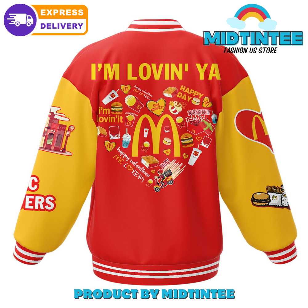 Mcdonalds Im Lovin It Baseball Jacket 30Uf092306 – Utopia Fashion