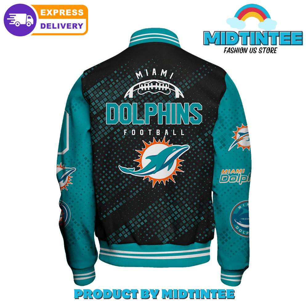 Miami Dolphins Nfl Pattern Baseball Jacket 30Uf092313 – Utopia Fashion