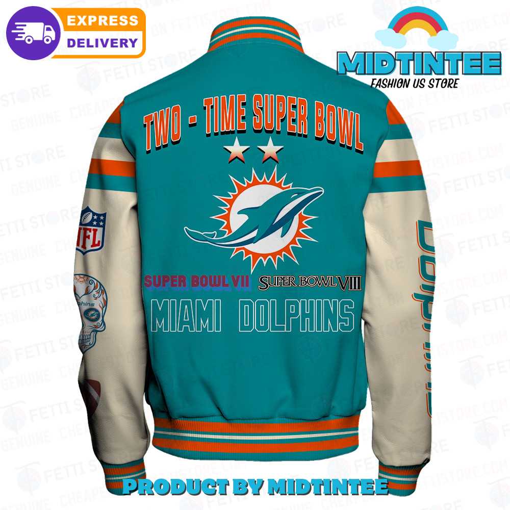 Miami Dolphins National Football League Champions Varsity Jacket 30Uf092314 – Utopia Fashion