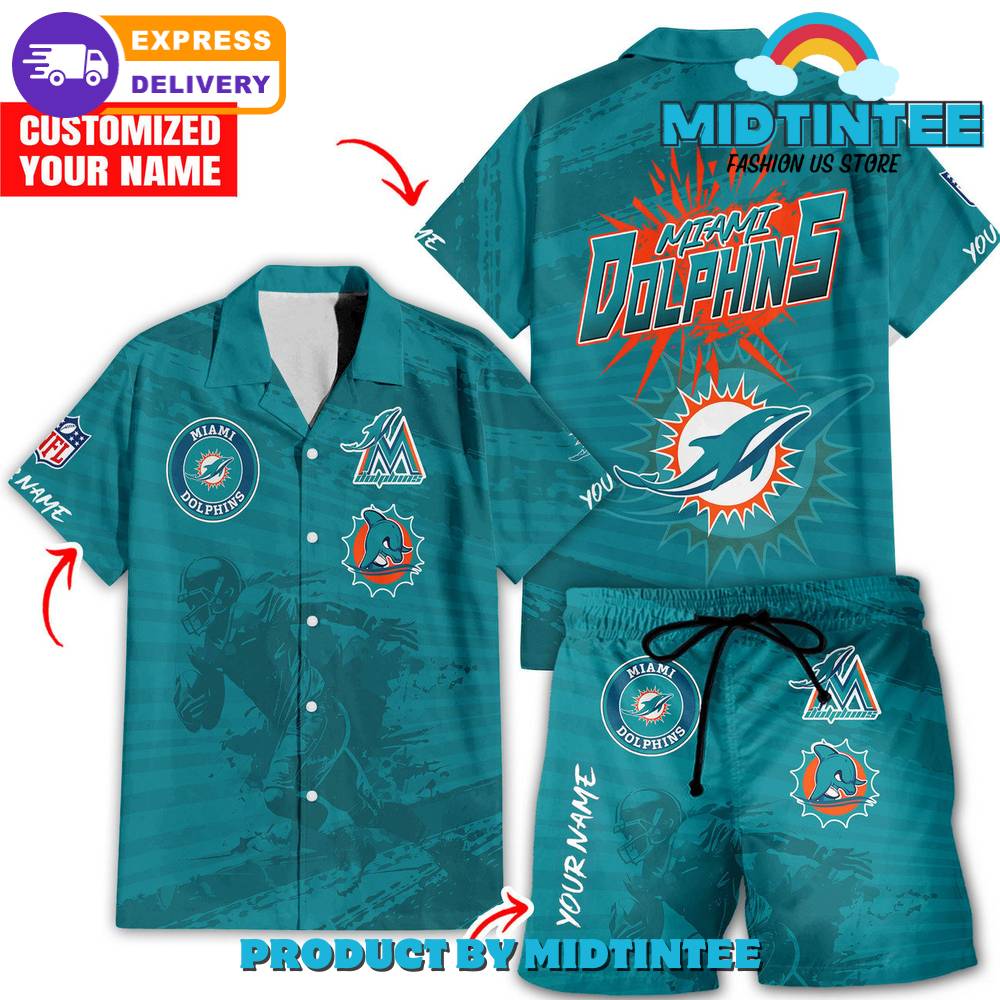 Miami Dolphins Personalized Combo Hawaiian Shirt And Short 30Uf092985 – Utopia Fashion