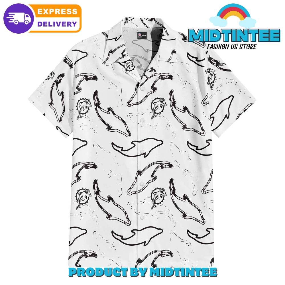 Miami Dolphins White Sea Hawaiian Shirt And Short 30Uf092987 – Utopia Fashion