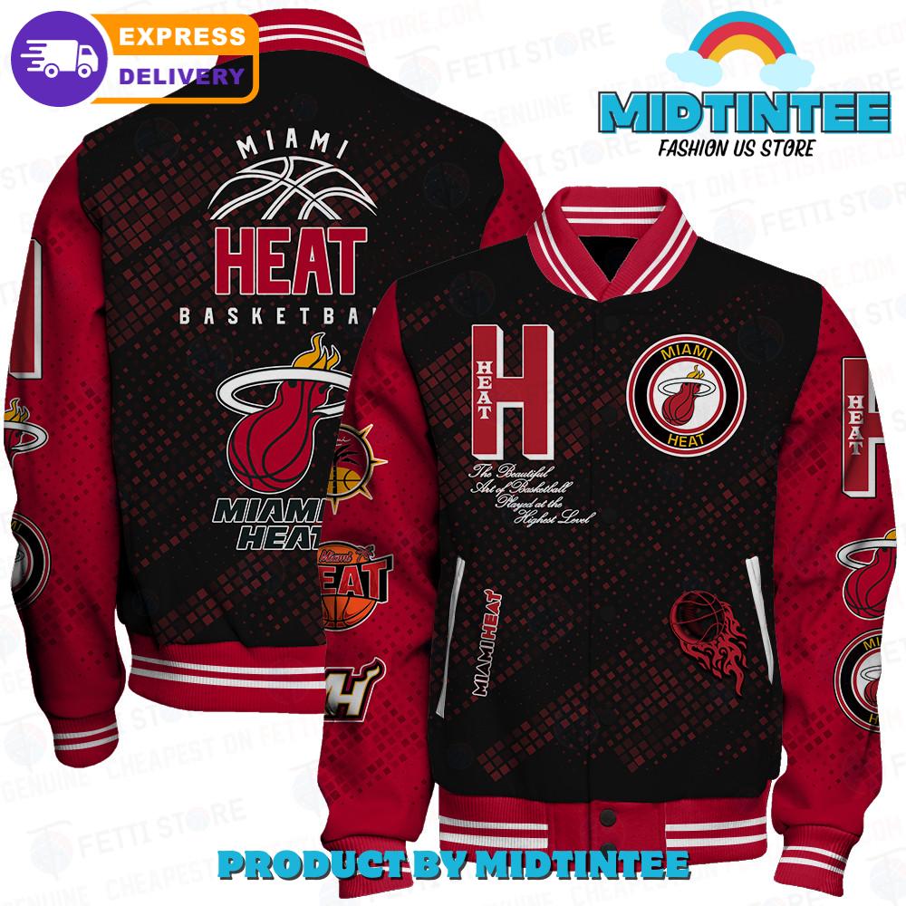 Miami Heat Basketball Varsity Jacket 30Uf092317 – Utopia Fashion