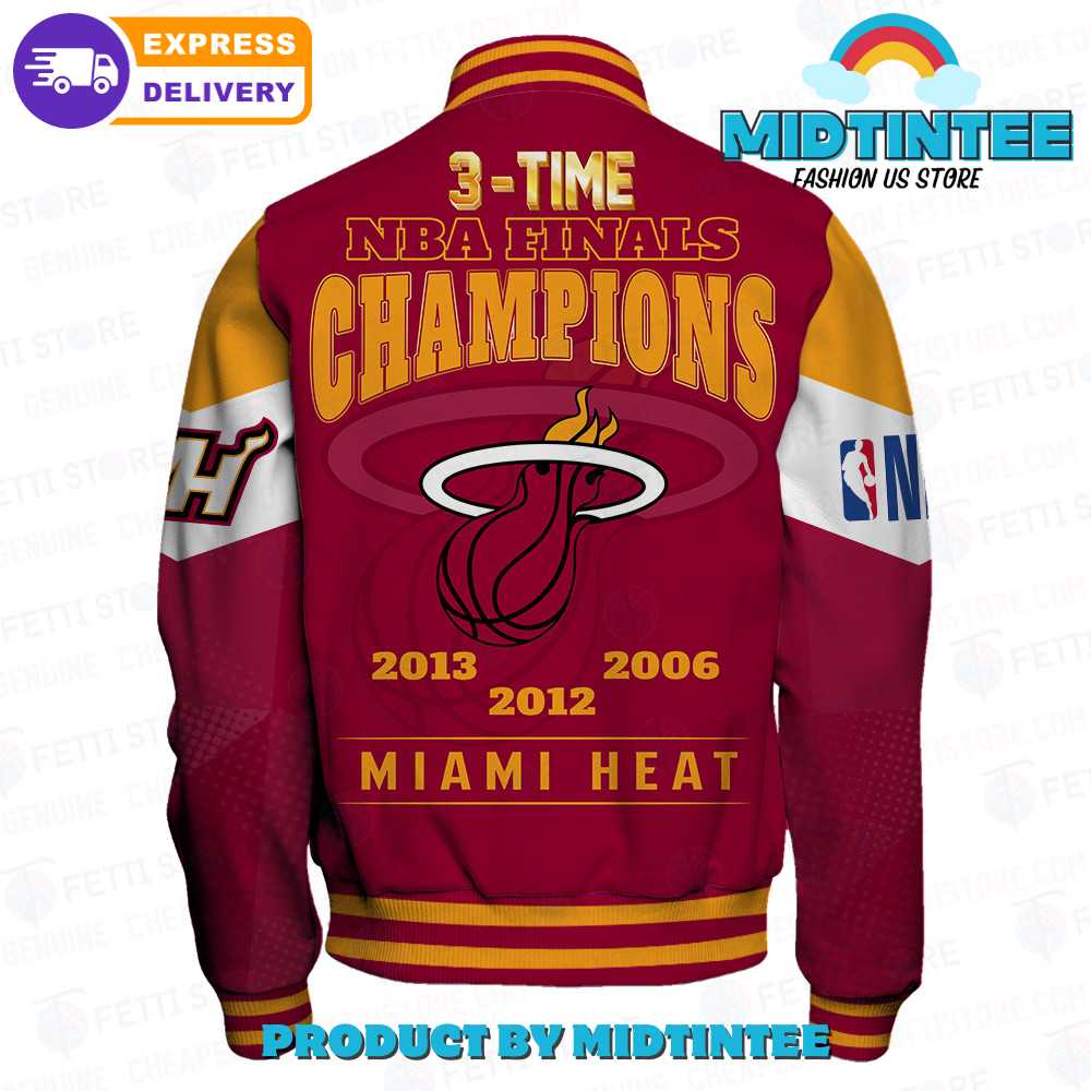 Miami Heat Nba Final Champions Print Varsity Jacket 30Uf092320 – Utopia Fashion