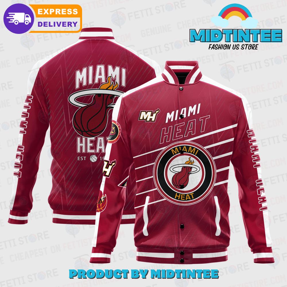 Miami Heat National Basketball Varsity Jacket 30Uf092319 – Utopia Fashion