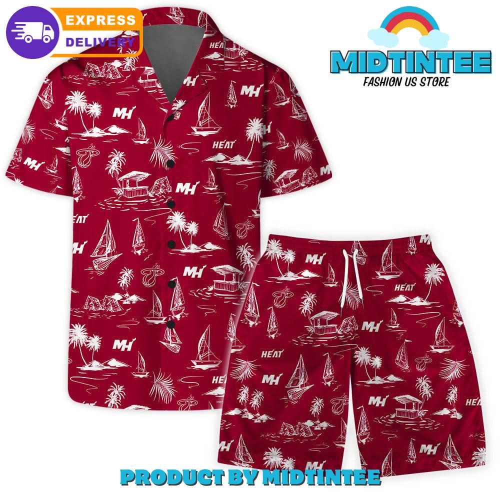 Miami Heat Team Beach Vibes Pattern Combo Hawaiian Set 30Uf092989 – Utopia Fashion