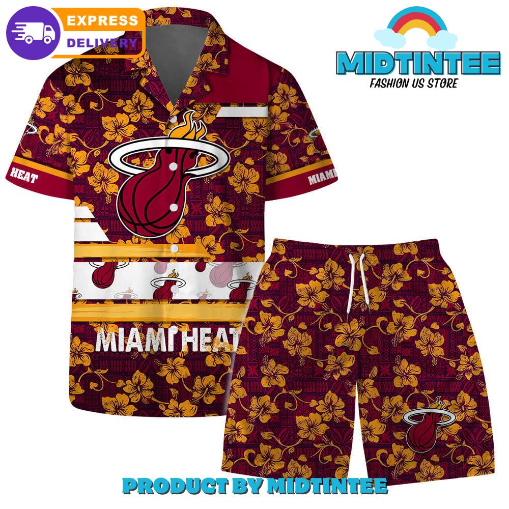 Miami Heat Team Pattern Vintage Aloha Combo Hawaiian Set 30Uf092991 – Utopia Fashion