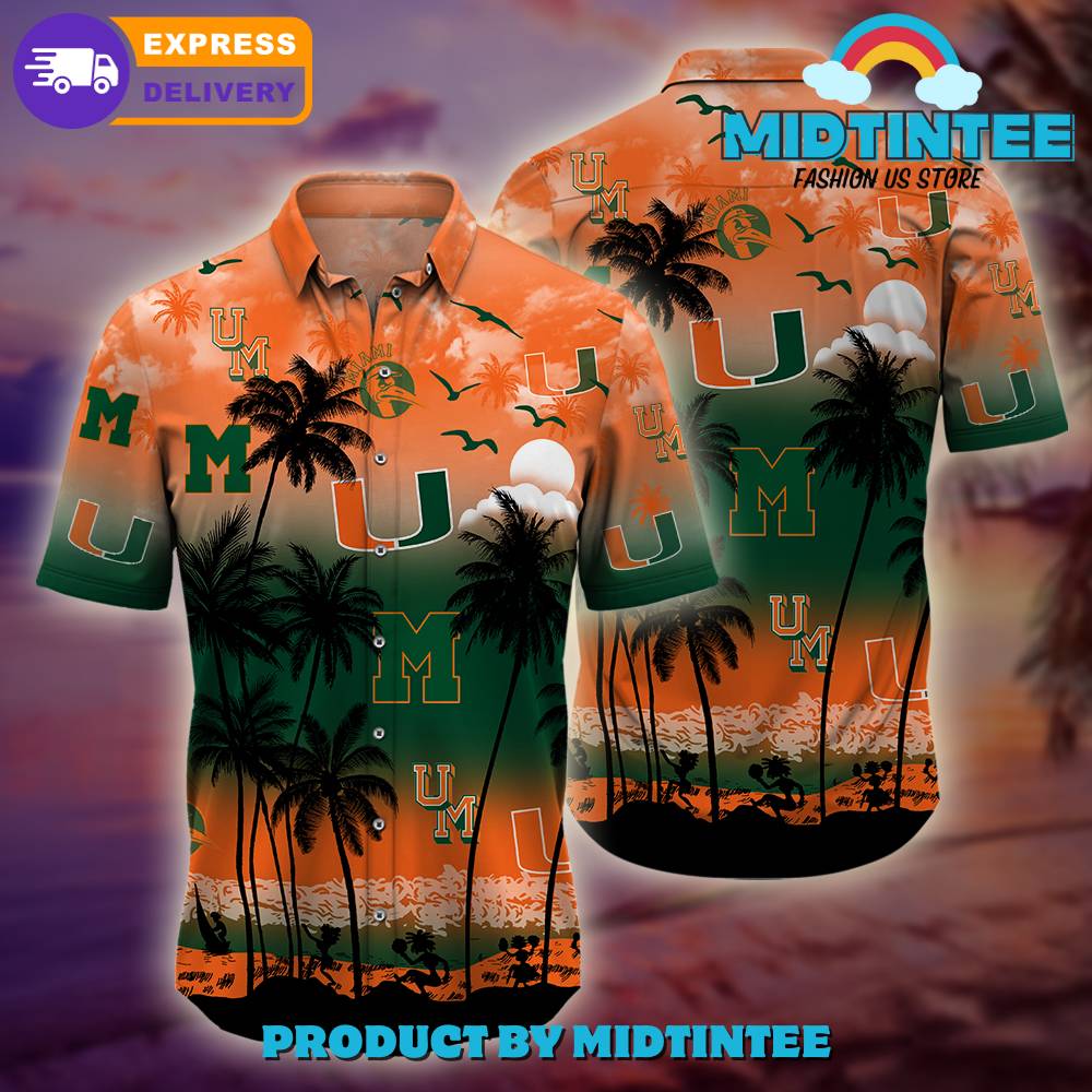 Miami Hurricanes Logo Combo Hawaiian Shirt, Shorts 30Uf092995 – Utopia Fashion