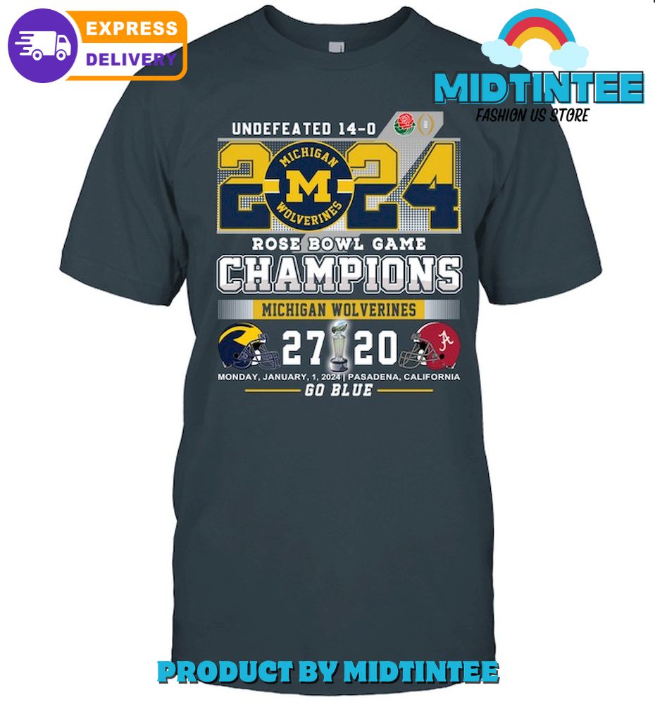 Michigan Rose Bowl Champions T-Shirt 3D 30Uf095021 – Utopia Fashion