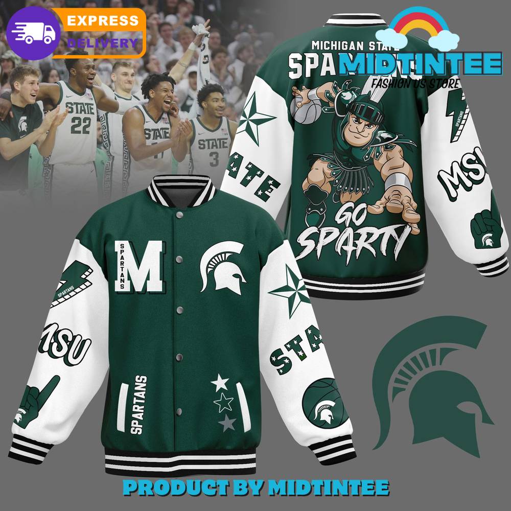 Michigan State Spartans Ncaa Baseball Jacket 30Uf092326 – Utopia Fashion