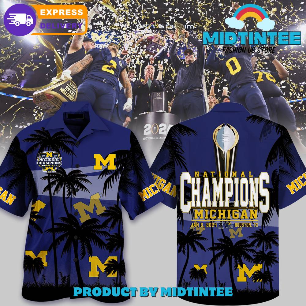 Michigan Wolverines National Champions Hawaiian Shirt, Shorts 30Uf093004 – Utopia Fashion