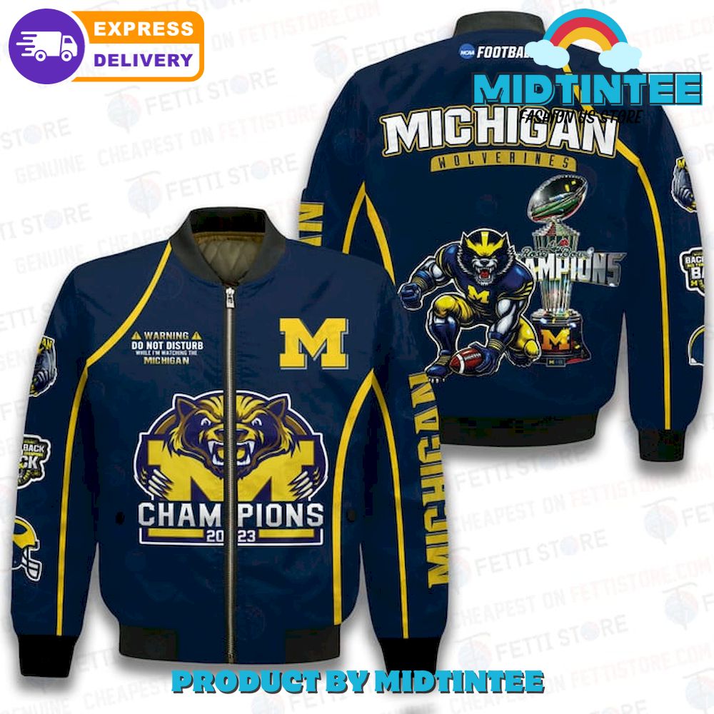 Michigan Wolverines Champions Ncaa Division Football Bomber Jacket 30Uf092598 – Utopia Fashion