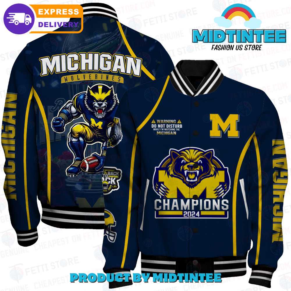 Michigan Wolverines Champions Ncaa Division Football Varsity Jacket 30Uf092332 – Utopia Fashion