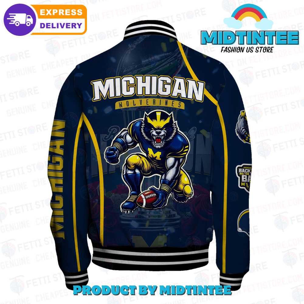 Michigan Wolverines Champions Ncaa Division Football Varsity Jacket 30Uf092332 – Utopia Fashion