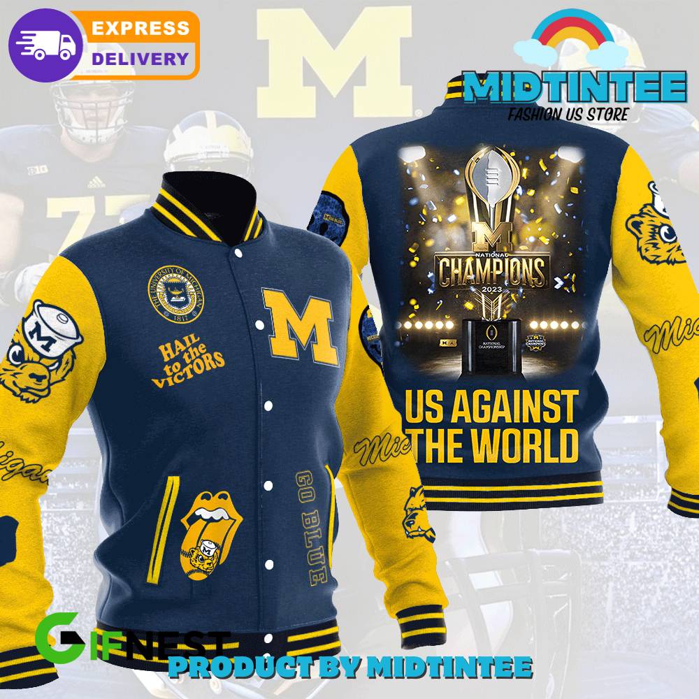 Michigan Wolverines Hail To The Victors Baseball Jacket 30Uf092336 – Utopia Fashion