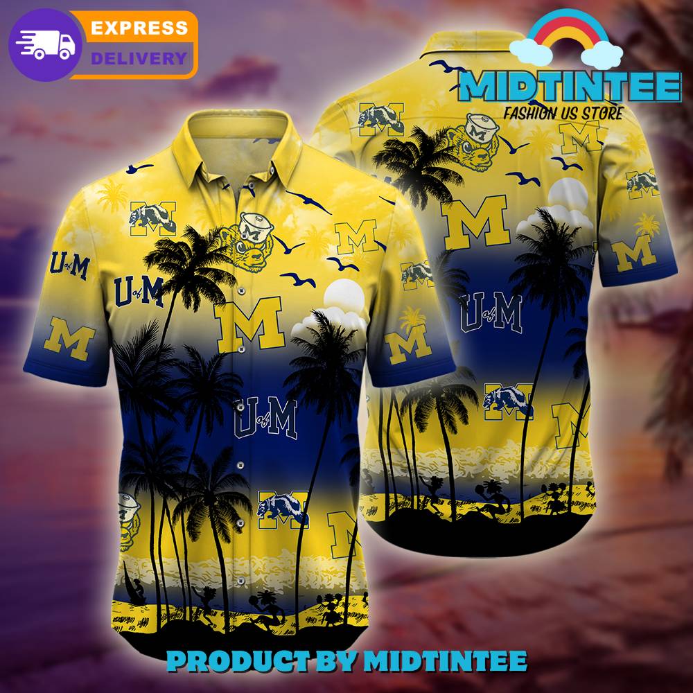 Michigan Wolverines Logo Combo Hawaiian Shirt, Shorts 30Uf093011 – Utopia Fashion