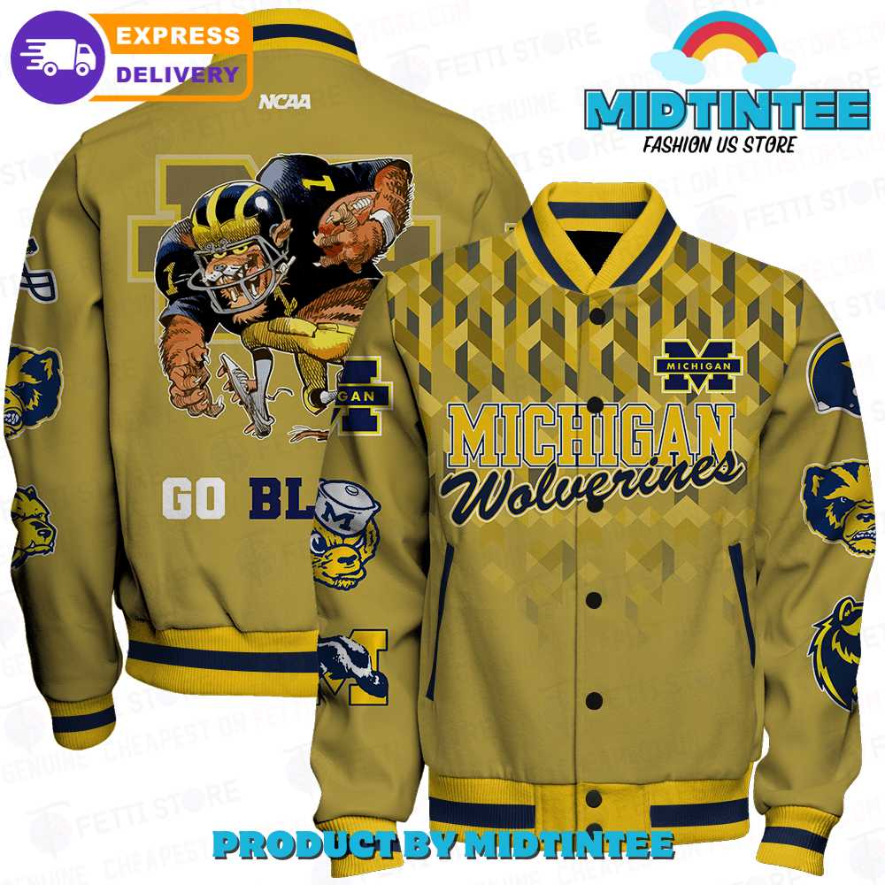 Michigan Wolverines Ncaa Division Football Varsity Jacket 30Uf092340 – Utopia Fashion