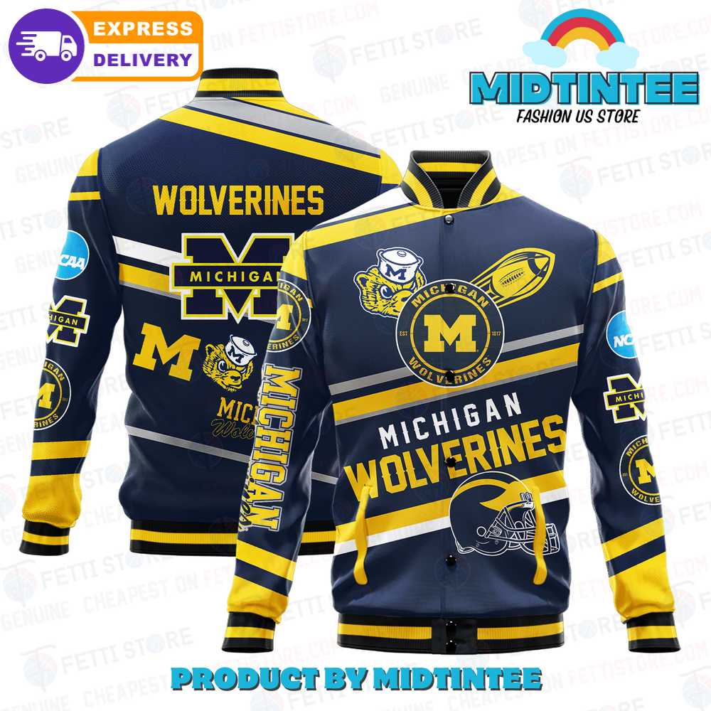 Michigan Wolverines Ncaa Division I Football Varsity Jacket 30Uf092341 – Utopia Fashion