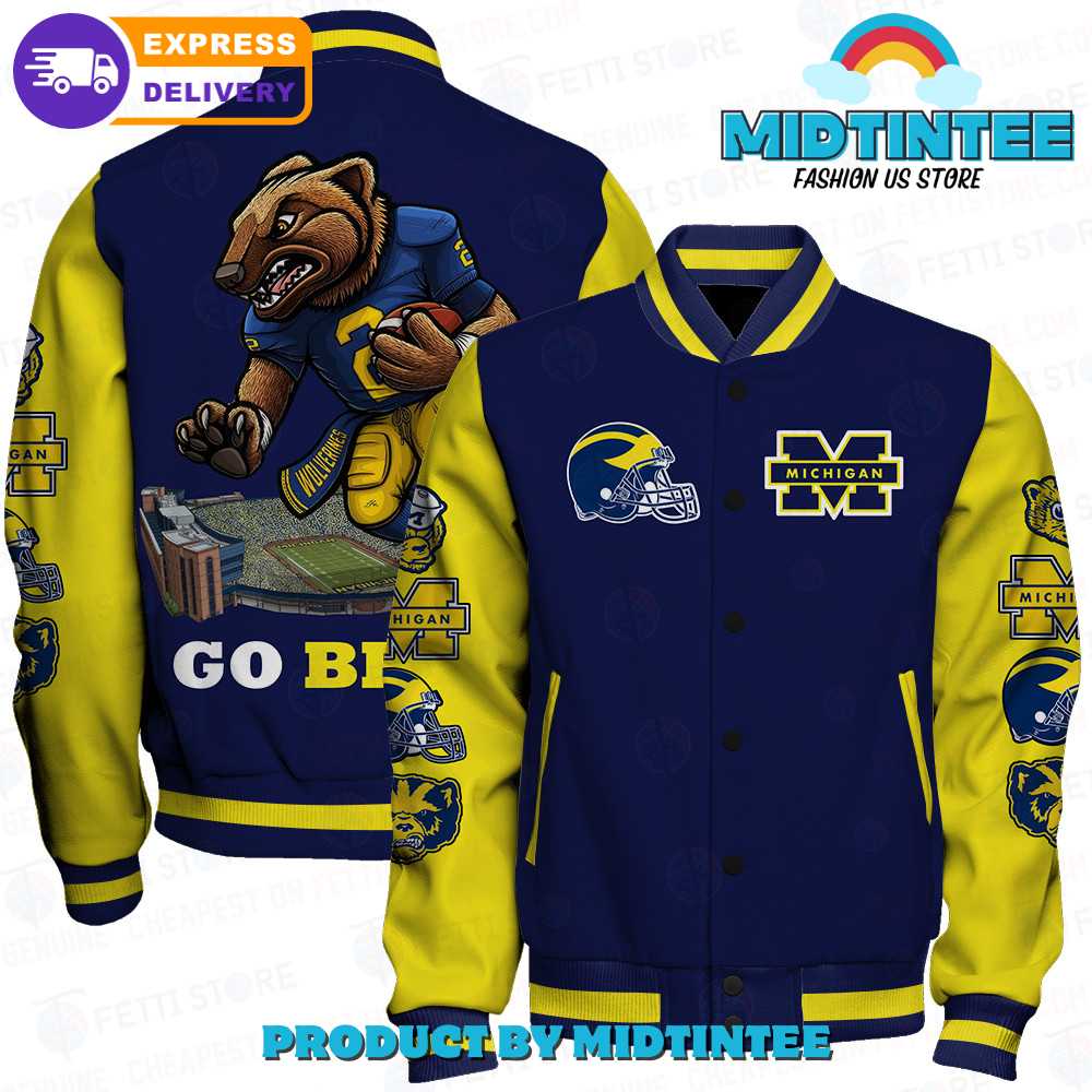 Michigan Wolverines Ncaa Football Varsity Jacket 30Uf092344 – Utopia Fashion