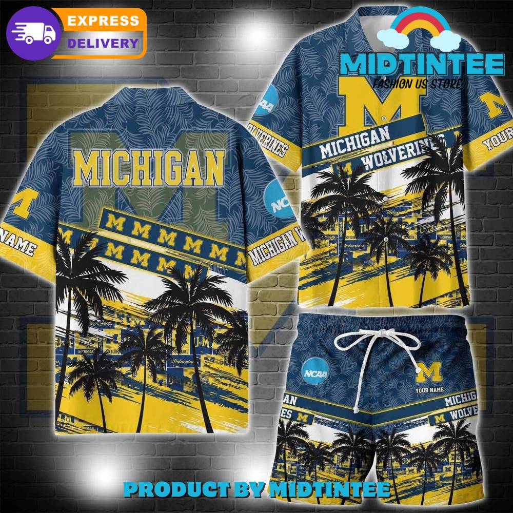 Michigan Wolverines Ncaa Pattern Personalized Hawaiian Set 30Uf093015 – Utopia Fashion