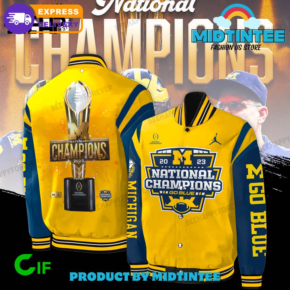 Michigan Wolverines National Champions Baseball Jacket 30Uf092337 – Utopia Fashion