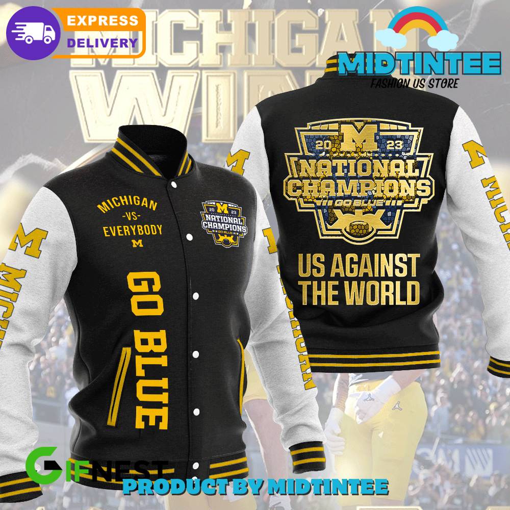 Michigan Wolverines Vs Everybody National Champions Baseball Jacket 30Uf092346 – Utopia Fashion