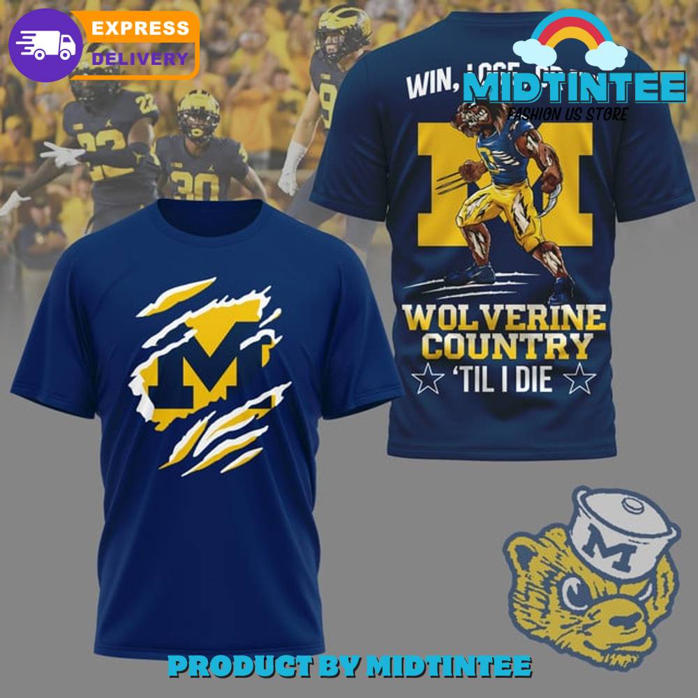 Michigan Wolverines Win Lose Or Tie Blue Shirt 30Uf095035 – Utopia Fashion