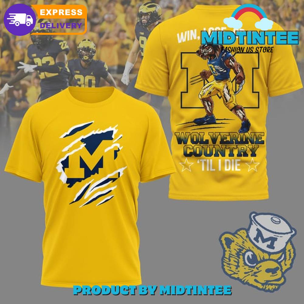 Michigan Wolverines Win Lose Or Tie Yellow Shirt 30Uf095037 – Utopia Fashion