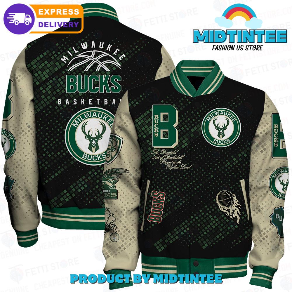 Milwaukee Bucks National Basketball Association Varsity Jacket 30Uf092347 – Utopia Fashion