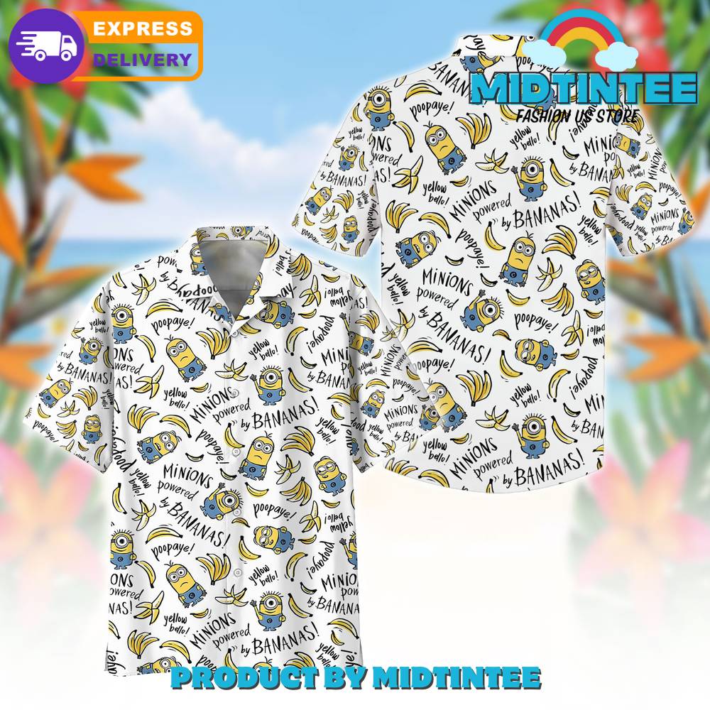 Minions Powered By Bananas Hawaiian Shirt 30Uf093024 – Utopia Fashion