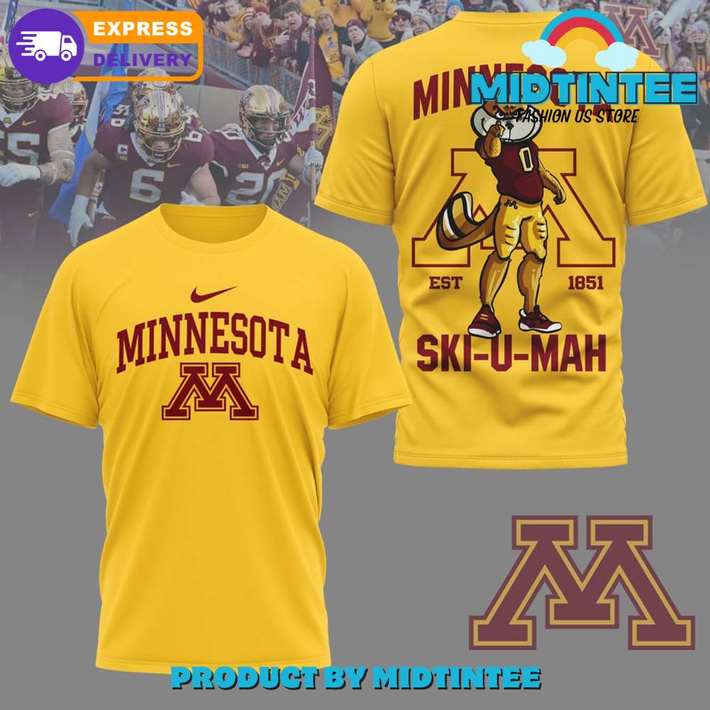 Minnesota Athletics Football Ski-U-Mah Gold Shirt 30Uf095046 – Utopia Fashion