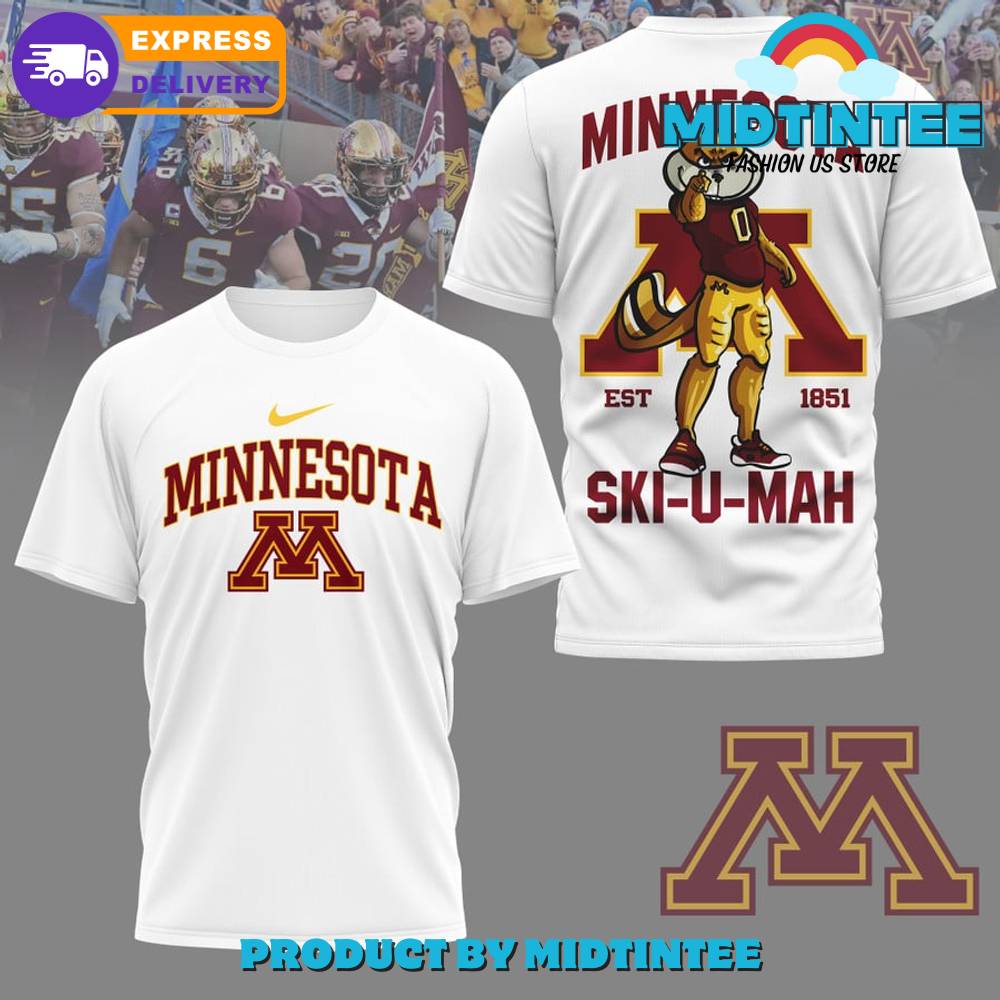 Minnesota Athletics Football Ski-U-Mah White Shirt 30Uf095048 – Utopia Fashion