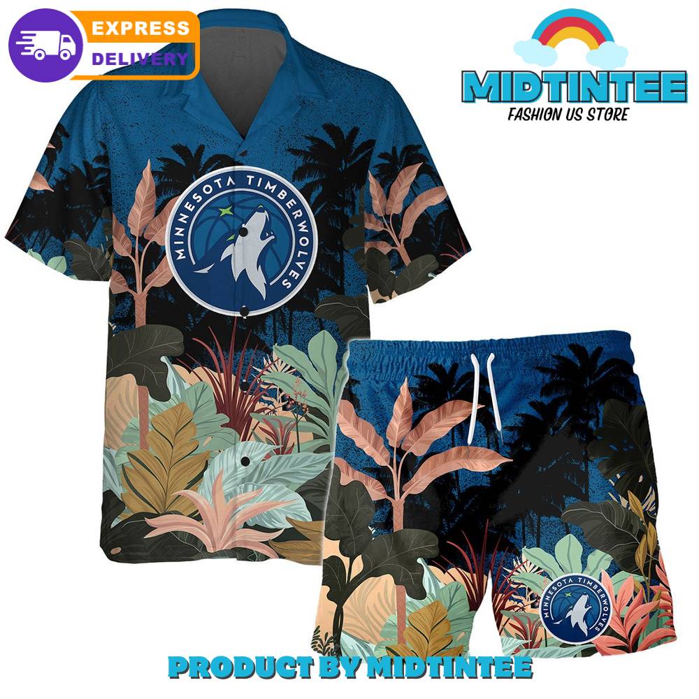 Minnesota Timberwolves Team Pattern Tropical Combo Hawaiian Set 30Uf093031 – Utopia Fashion