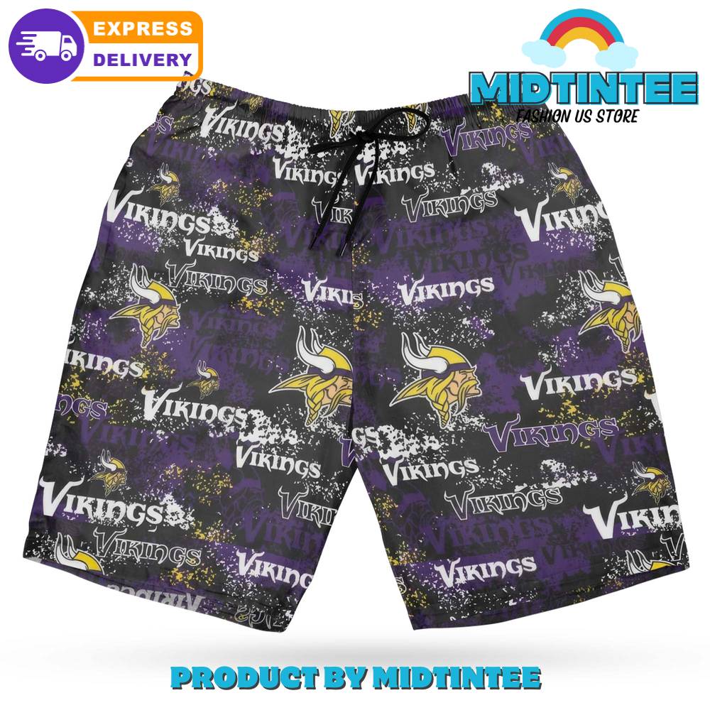 Minnesota Vikings Norse Legend Hawaiian Shirt And Short 30Uf093032 – Utopia Fashion