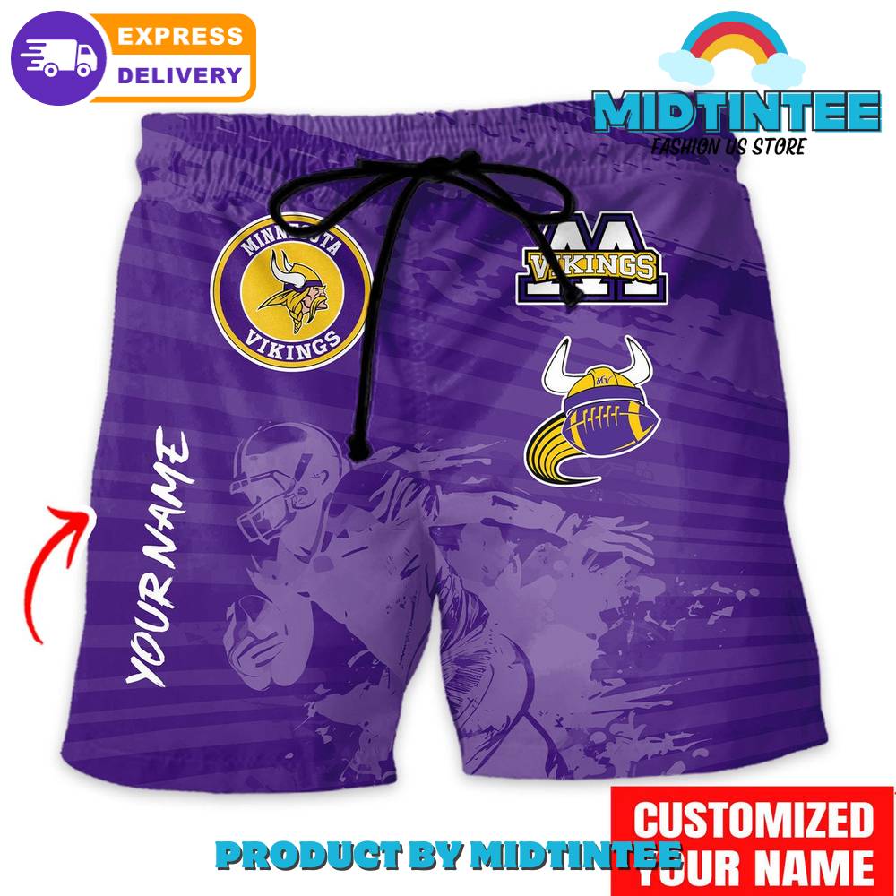 Minnesota Vikings Personalized Combo Hawaiian Shirt And Short 30Uf093034 – Utopia Fashion