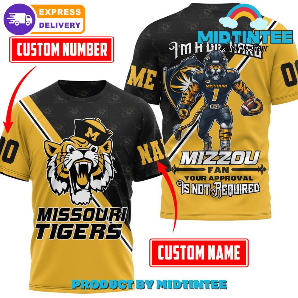 Missouri Tigers Football Custom Name Shirt 30Uf095063 – Utopia Fashion