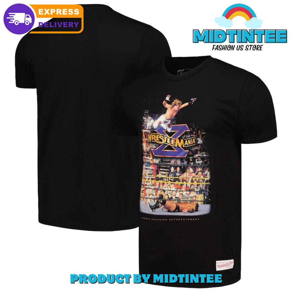 Mitchell And Ness Black Wrestlemania X Legends T-Shirt 30Uf095069 – Utopia Fashion