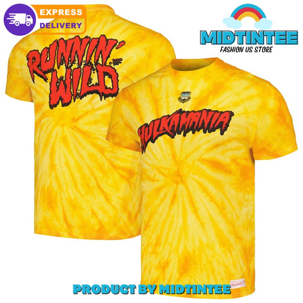 Mitchell And Ness Yellow Hulk Hogan Hulkamania Tie Dye Shirt 30Uf095071 – Utopia Fashion