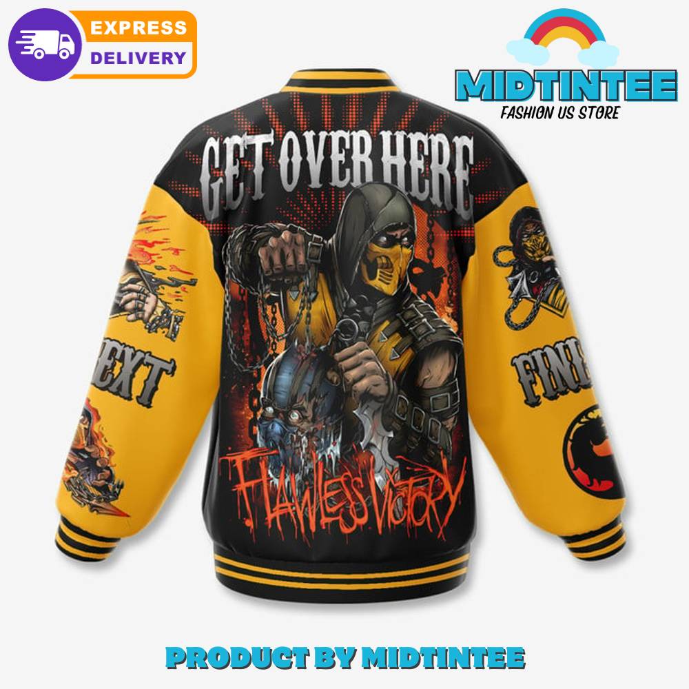 Mortal Kombat Get Over Here Customized Baseball Jacket 30Uf092356 – Utopia Fashion