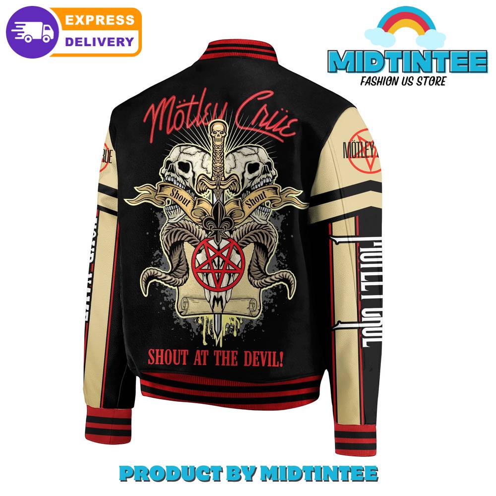 Motley Crue Shout At The Devil Custom Name Baseball Jacket 30Uf092357 – Utopia Fashion